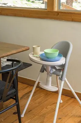 a small table with two bowls on top of it at Skyline Lodge with Private Sauna & Hot Tub in Idaho Springs