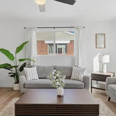 Cozy 2BR Retreat with Backyard Lounge