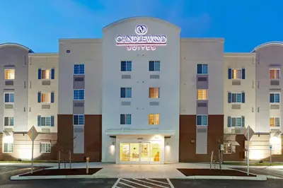 a rendering of the front of a cranbrook suites hotel at Candlewood Suites Denver North - Thornton by IHG in Thornton