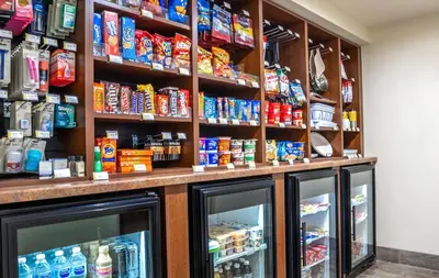 a store filled with lots of food and drinks at My Place Hotel-Loveland, CO in Loveland