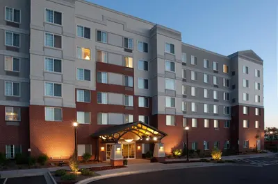 a rendering of the front of a hotel at Staybridge Suites Denver International Airport by IHG in Denver