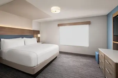a hotel room with a bed and a window at EVEN Hotels Denver Tech Center-Englewood by IHG in Centennial