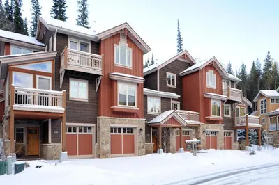 a home in the winter with snow on the ground at East Keystone by Vail Resorts in Keystone