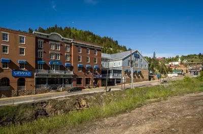 a street in a town with buildings on a hill at Grand Z Hotel Casino by Red Lion Hotels in Central City