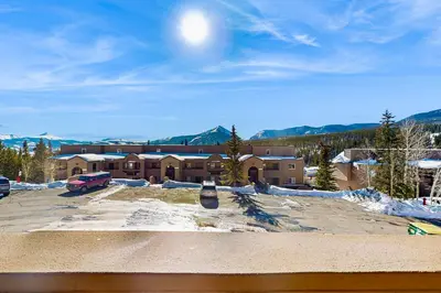 a view of a building with snow on the ground at Watch Hill in Silverthorne