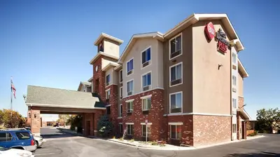 a rendering of the front of a hotel at Best Western Plus Gateway Inn & Suites - Aurora in Aurora