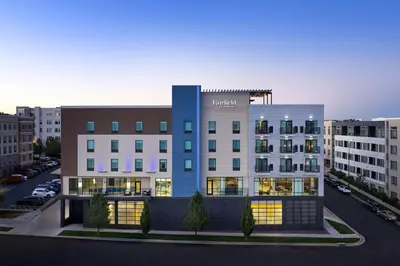 a rendering of a hotel in a city at Fairfield Inn & Suites by Marriott Denver Downtown in Denver