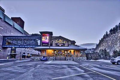 a building with a sign on the side of it at Lady Luck Casino Black Hawk in Black Hawk