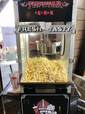 a food machine with food inside of it at Hotel Estes in Estes Park