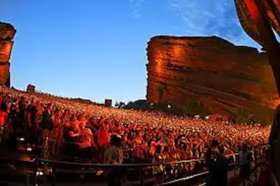 a large crowd of people standing in a stadium at Candlewood Suites Denver Northeast - Brighton by IHG in Brighton