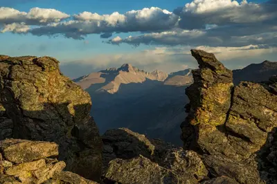 a view from the summit of a mountain at Mount Enentah 37 Condo in Estes Park