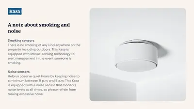 a note about smoking and noise smoke sensors there is no switching of any rigid equipment at Kasa Union Station Denver in Denver