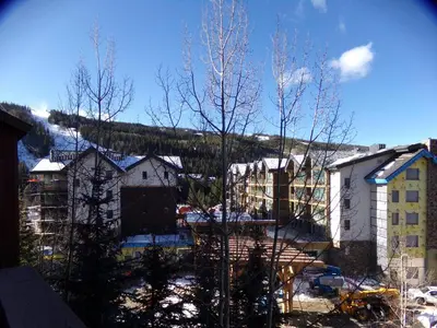 a view of a city with trees and buildings at Springs 2 Bed3 Bath plus Murphy SPDW in Keystone