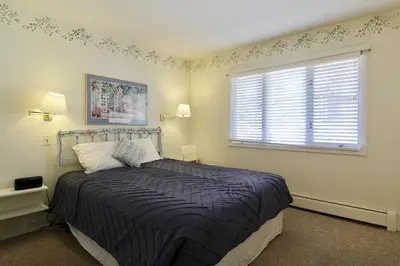 a bedroom with a bed and a window at CC42 Chateau Claire condo in Dillon