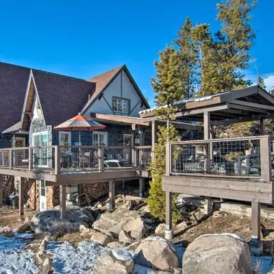 Outdoor Kitchen and Swim Spa 1-Acre Grand Lake Home