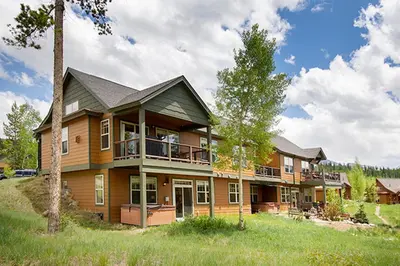 a large house on top of a hill at 45 Reunion Court - Rendezvous in Fraser