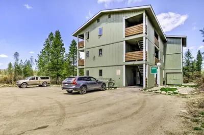 a car parked in front of a building at Winter Park Studio Condo - 5 Mins to Downtown! in Winter Park