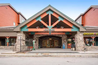 a building with a large entrance to a store at Gateway #5055 in Keystone