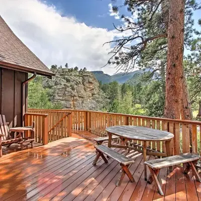 Peaceful Pines Estes Park Home Longs Peak View