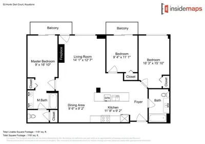 a floor plan of a house at Springs by Summit County Mountain Retreats in Keystone