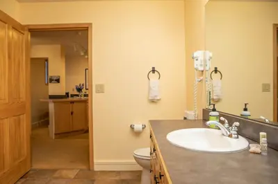 a bathroom with a sink and a toilet at 8176 Silver Mill condo in Keystone