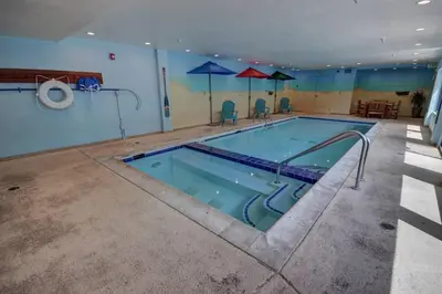 a large indoor swimming pool in a building at 5016 Gateway condo in Keystone