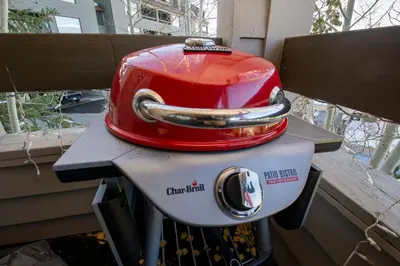 a red helmet sitting on top of a machine at Snowblaze Condos Building C unit 24 in Winter Park