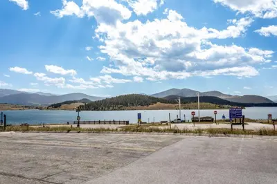 a large body of water with mountains in the background at Lake Cliffe E-305 - Dillon in Dillon