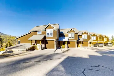 a row of houses on the side of a street at The Antlers 401 in Winter Park