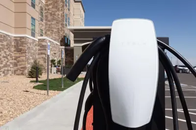 a white router sitting on the side of a car at Hilton Garden Inn Broomfield Boulder in Broomfield