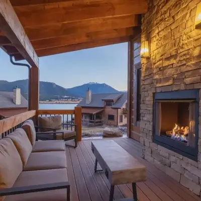 Indoor/Outdoor Fireplace