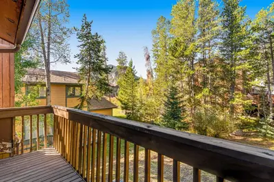 a view from the deck of a home at Meadow Lodge - Dog Friendly! in Frisco