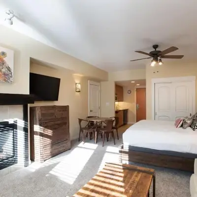 Beautiful Ski-In Ski-Out Top Floor Studio Condo at Fraser Crossing Founders Pointe condo