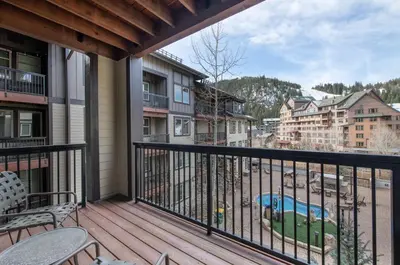 a balcony with a view of a city at Winter Park FF Premium Rated Condo 3511 in Winter Park