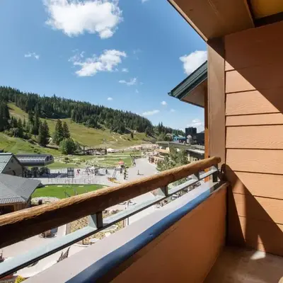 Outstanding Zephyr Mountain Lodge Condo with Ski Slope Views condo