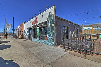 a building with a bench in front of it at Platt Park Studio with Patio Walkable Location! in Denver