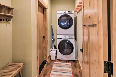 a washing machine and a washer in a room at Updated Mtn Home about 6 Mi to Winter Park Resort in Fraser