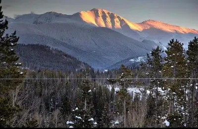 a view of a mountain with a snow covered mountain at 10 min to Resort! Amazing Views & Sauna! in Winter Park