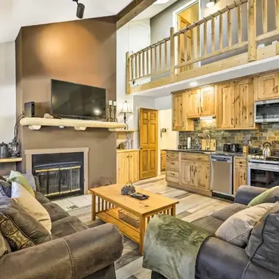 Walk to Grand Lake Riverfront Gem with Fireplace!