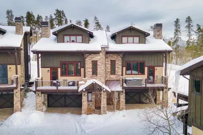 a large house with snow on the roof at 751 Mountain Terrace in Fraser