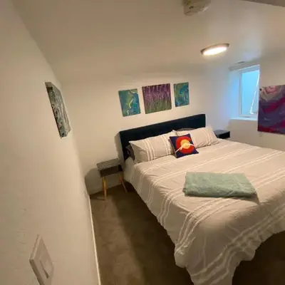 Artsy Platt Park Apartment Guest Suite for 4