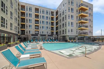 an image of a swimming pool at a apartment complex at Kasa Rino Denver in Denver
